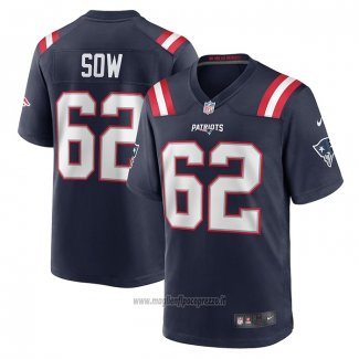 Maglia NFL Game New England Patriots Sidy Sow Blu