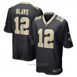 Maglia NFL Game New Orleans Saints Chris Olave Nero