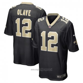 Maglia NFL Game New Orleans Saints Chris Olave Nero