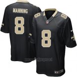 Maglia NFL Game New Orleans Saints Manning Nero