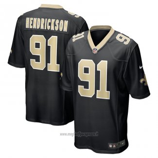 Maglia NFL Game New Orleans Saints Trey Hendrickson Nero