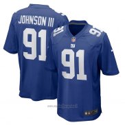 Maglia NFL Game New York Giants Raymond Johnson Iii Blu