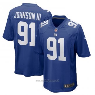 Maglia NFL Game New York Giants Raymond Johnson Iii Blu