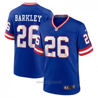 Maglia NFL Game New York Giants Saquon Barkley Classic Blu