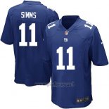 Maglia NFL Game New York Giants Simms Blu