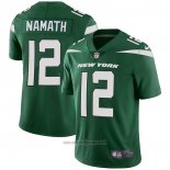 Maglia NFL Game New York Jets 12 Joe Namath Verde