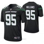 Maglia NFL Game New York Jets Quinnen Williams Nero