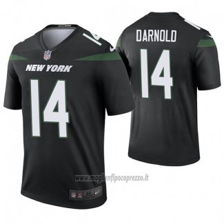 Maglia NFL Game New York Jets Sam Darnold Nero Color Rush