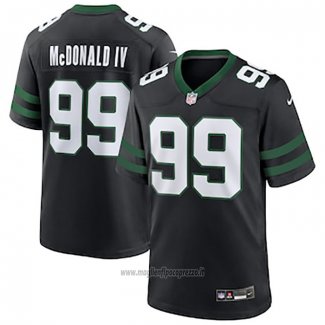 Maglia NFL Game New York Jets Will McDonald IV Alternato Nero