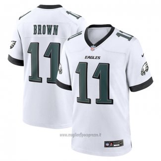 Maglia NFL Game Philadelphia Eagles A.J. Brown Bianco2