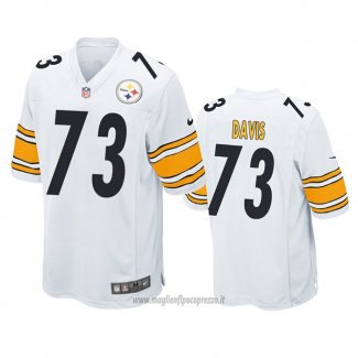 Maglia NFL Game Pittsburgh Steelers Carlos Davis Bianco