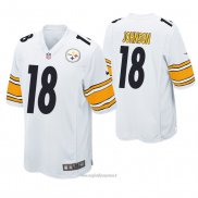 Maglia NFL Game Pittsburgh Steelers Diontae Johnson Bianco