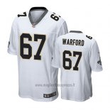 Maglia NFL Game Saints Larry Warford Bianco