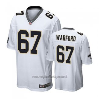 Maglia NFL Game Saints Larry Warford Bianco