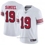 Maglia NFL Game San Francisco 49ers 19 Deebo Samuel Bianco
