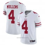 Maglia NFL Game San Francisco 49ers 4 Nick Mullens Bianco