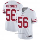 Maglia NFL Game San Francisco 49ers 56 Kwon Alexander Bianco