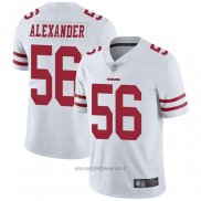 Maglia NFL Game San Francisco 49ers 56 Kwon Alexander Bianco