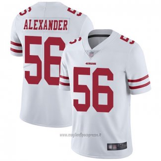 Maglia NFL Game San Francisco 49ers 56 Kwon Alexander Bianco