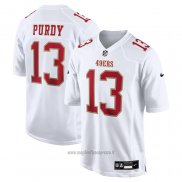 Maglia NFL Game San Francisco 49ers Brock Purdy Fashion Game Tundra Bianco