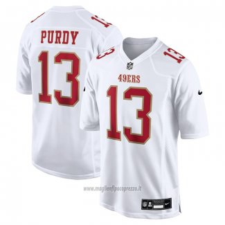 Maglia NFL Game San Francisco 49ers Brock Purdy Fashion Game Tundra Bianco
