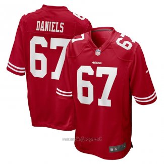 Maglia NFL Game San Francisco 49ers Darrion Daniels Rosso