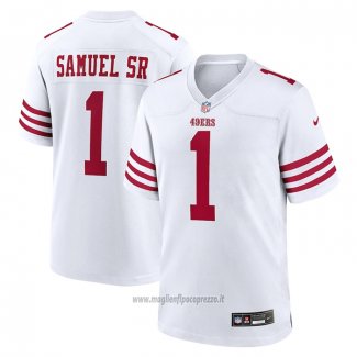 Maglia NFL Game San Francisco 49ers Deebo Samuel Sr Bianco