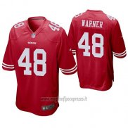 Maglia NFL Game San Francisco 49ers Frojo Warner Rosso