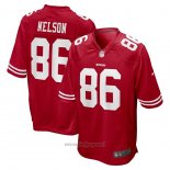 Maglia NFL Game San Francisco 49ers Kyle Nelson Rosso