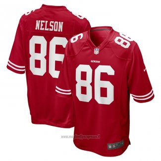 Maglia NFL Game San Francisco 49ers Kyle Nelson Rosso