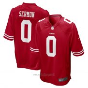 Maglia NFL Game San Francisco 49ers Trey Sermon Rosso