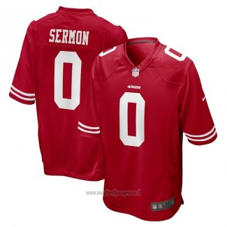 Maglia NFL Game San Francisco 49ers Trey Sermon Rosso
