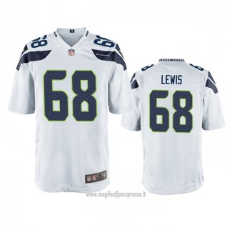 Maglia NFL Game Seattle Seahawks Damien Lewis Bianco