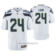 Maglia NFL Game Seattle Seahawks Shalom Luani Bianco