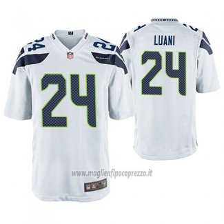 Maglia NFL Game Seattle Seahawks Shalom Luani Bianco