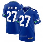 Maglia NFL Game Seattle Seahawks Tariq Woolen Throwback Blu