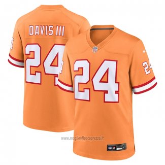 Maglia NFL Game Tampa Bay Buccaneers Carlton Davis III Throwback Arancione
