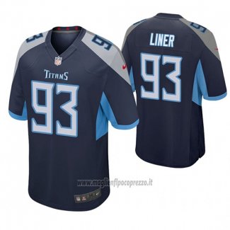 Maglia NFL Game Tennessee Titans Dee Liner Blu