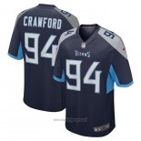 Maglia NFL Game Tennessee Titans Jack Crawford Blu