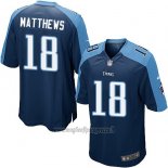 Maglia NFL Game Tennessee Titans Matthews Blu2