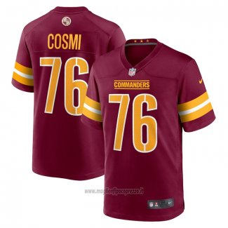 Maglia NFL Game Washington Commanders Sam Cosmi 76 Rosso