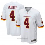 Maglia NFL Game Washington Commanders Taylor Heinicke Bianco
