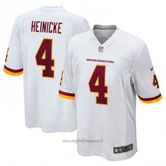 Maglia NFL Game Washington Commanders Taylor Heinicke Bianco