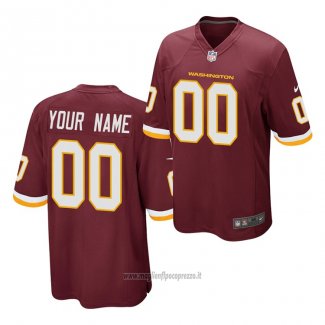 Maglia NFL Game Washington Commanders Personalizzate Rosso