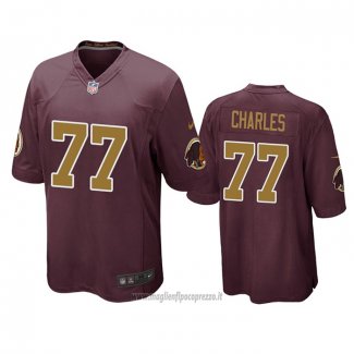 Maglia NFL Game Washington Commanders Saahdiq Charles Alternato Rosso