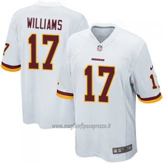Maglia NFL Game Washington Commanders Williams Bianco
