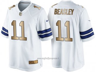 Maglia NFL Gold Game Dallas Cowboys Beasley Bianco