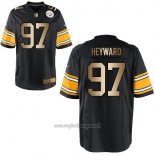 Maglia NFL Gold Game Pittsburgh Steelers Heyward Nero