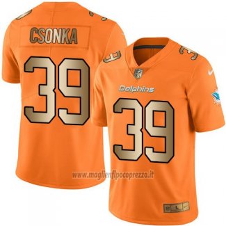 Maglia NFL Gold Legend Miami Dolphins Csonka Arancione