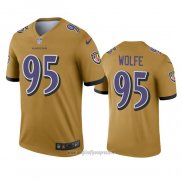 Maglia NFL Legend Baltimore Ravens Derek Wolfe Inverted Or